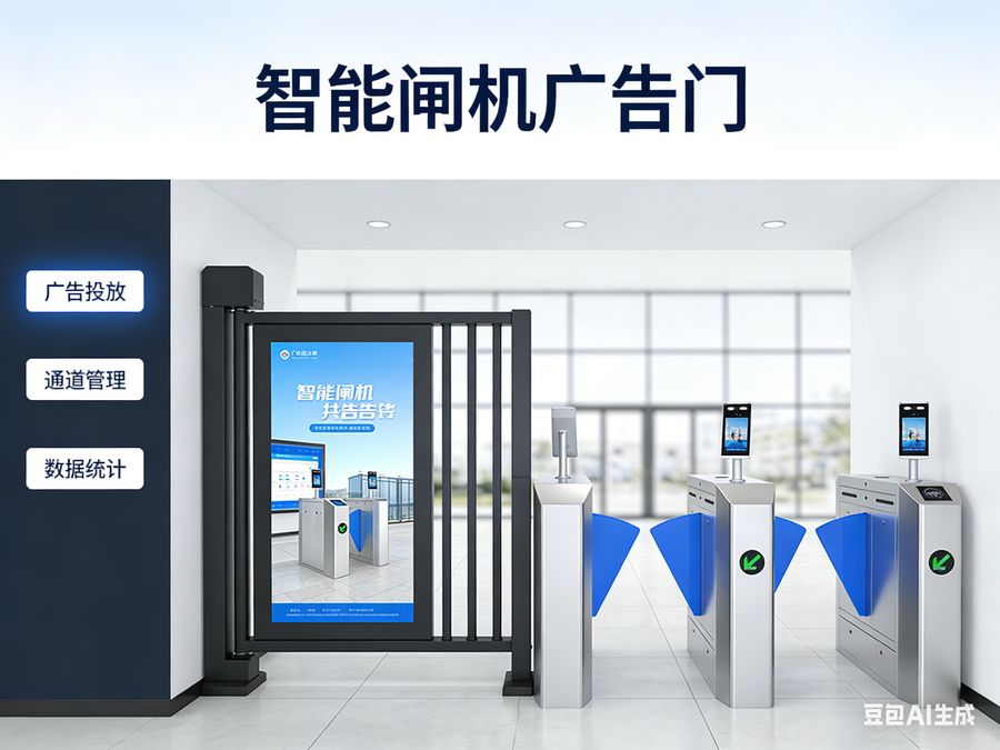 智能闸机广告门