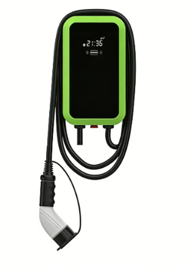 交流充电桩-停车场-7kW智能-壁挂立式双选