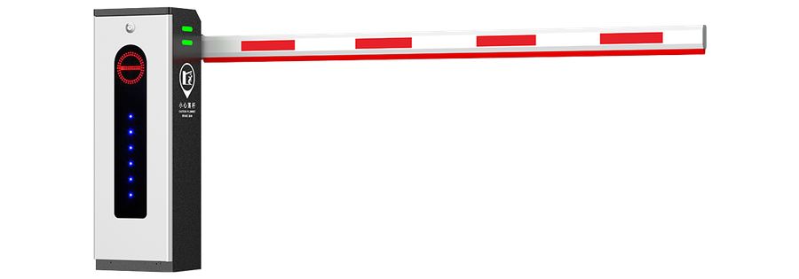 智能道闸系统-停车场入口-高亮LED状态指示与防撞伸缩栏杆