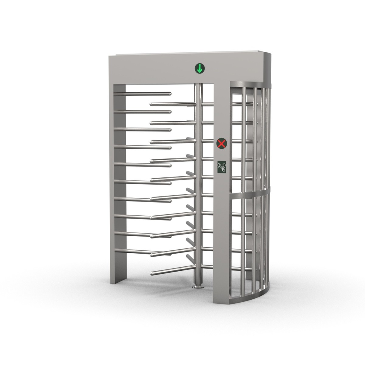 全高转闸 - 多场所 - 304 不锈钢 - 防冲撞智能