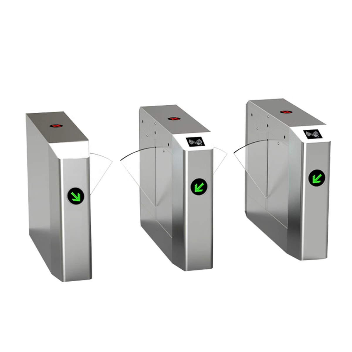 不锈钢翼闸门禁系统