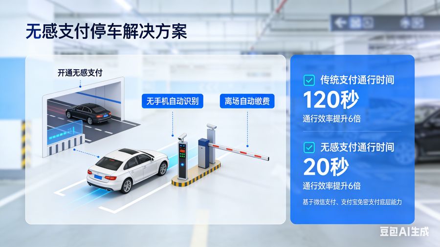 停车无感支付系统 - 停车场