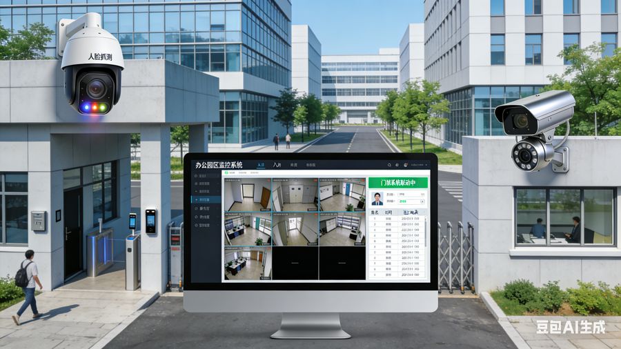 工业园区监控系统解决方案 - 工业级安防·高危管控·智能运维