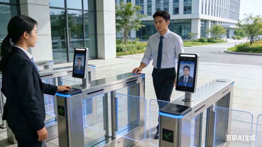 商业综合体门禁解决方案 - 客流管控·分区智能·消防联动