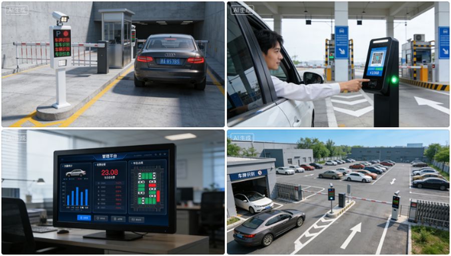 停车场智能收费管理系统解决方案 - 无人值守·无感支付·精准计费